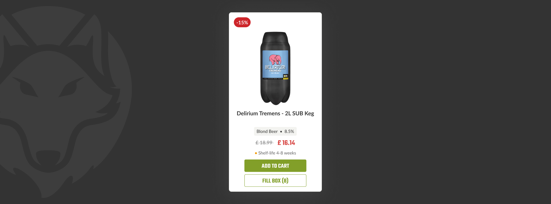 BW product card