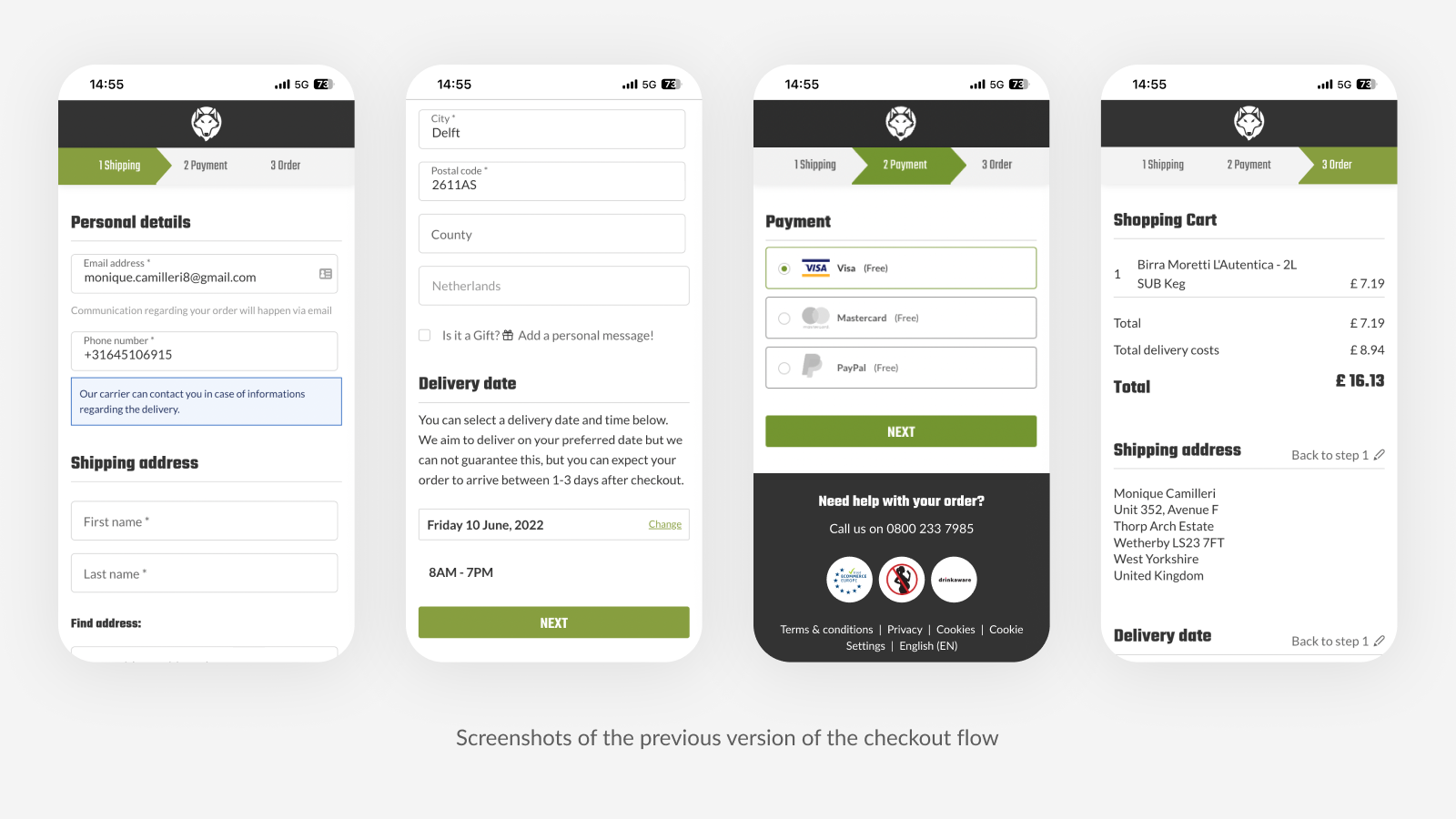 BW cart and checkout enhancements