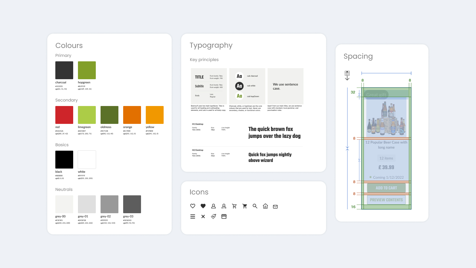 Design system styles